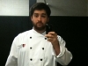 trying on my new chef's uniform!